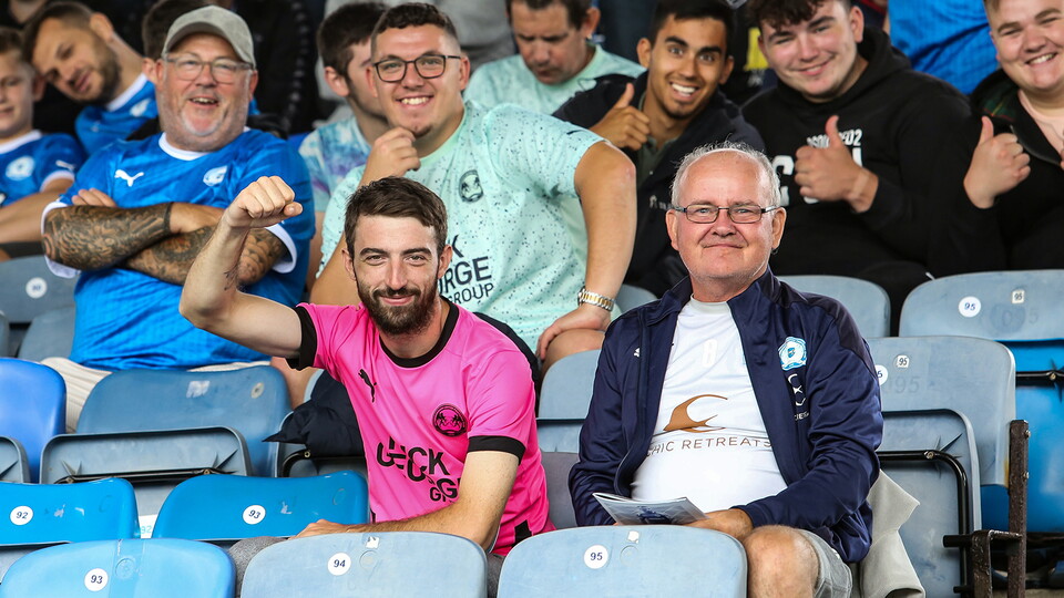 Posh Fans at Portsmouth