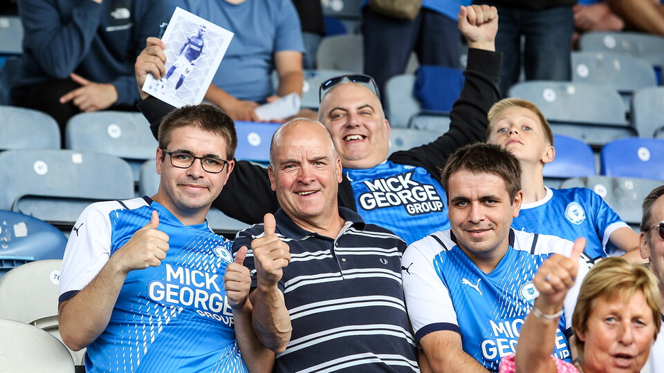 Posh Fans at Portsmouth
