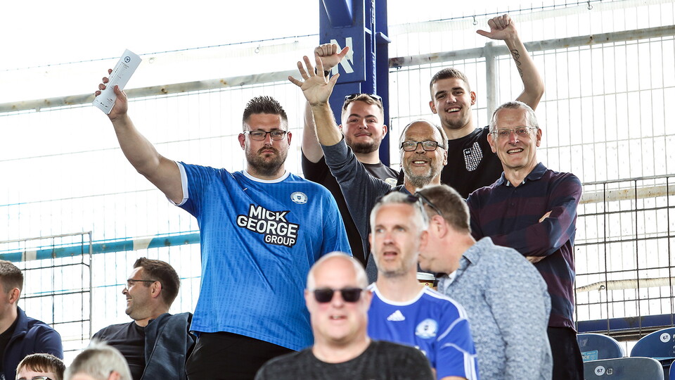 Posh Fans at Portsmouth