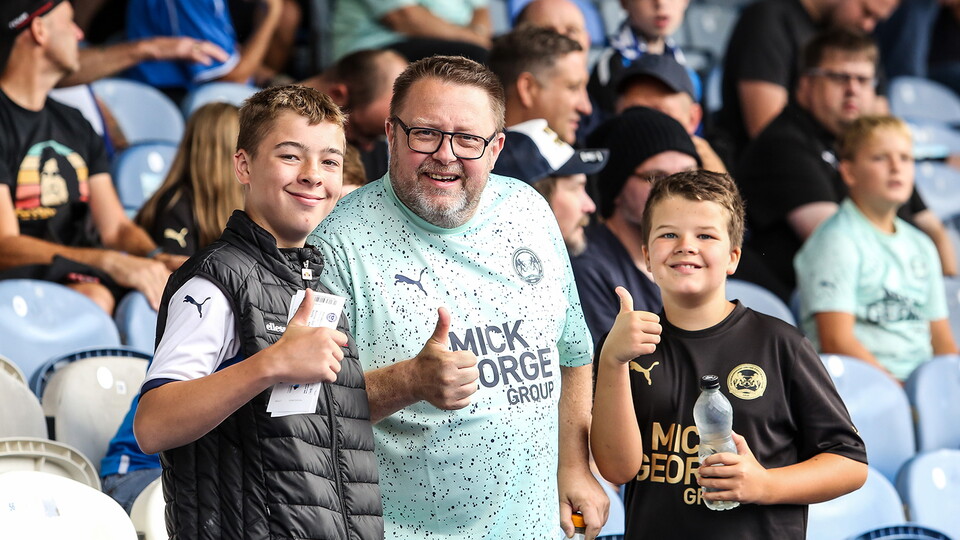 Posh Fans at Portsmouth