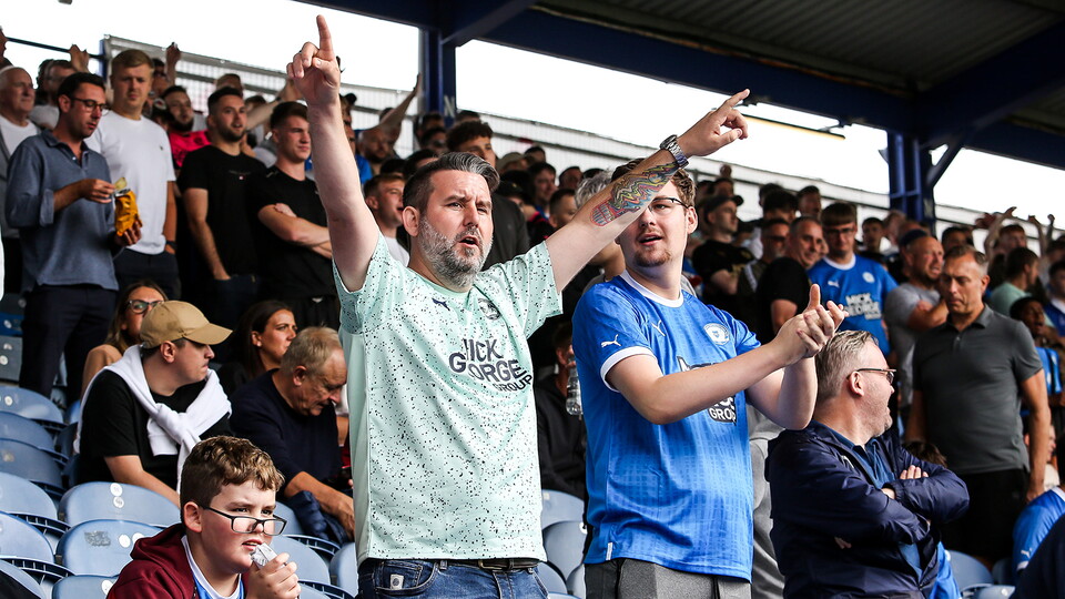 Posh Fans at Portsmouth