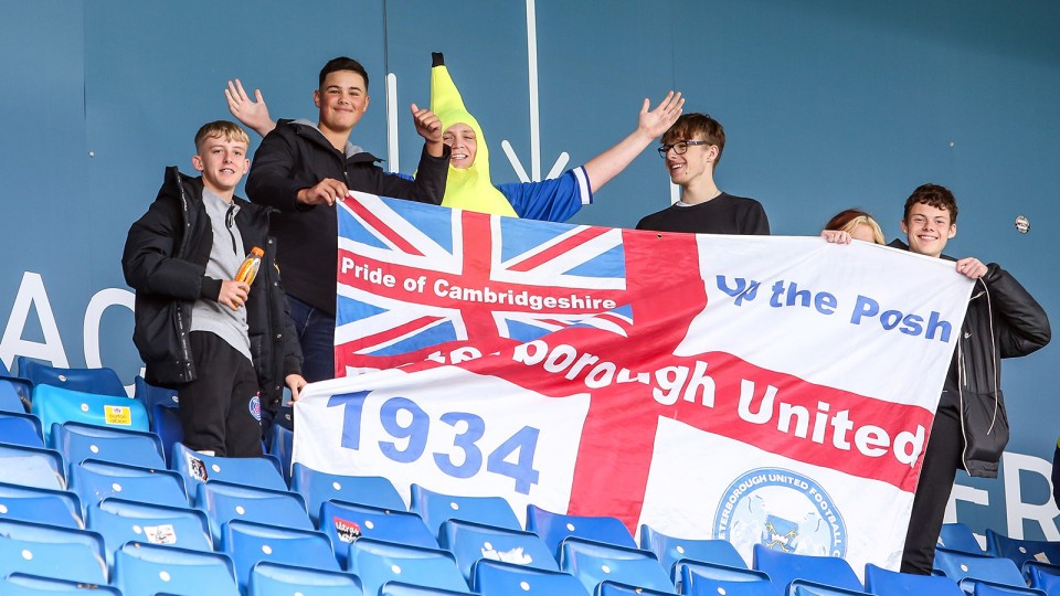 Posh Fans at Oxford United