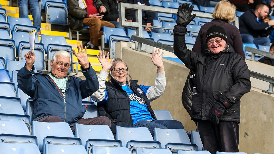 Posh Fans at Oxford United