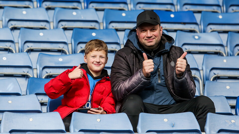 Posh Fans at Oxford United