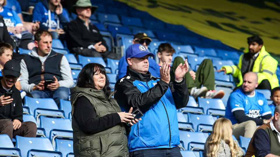 Posh Fans at Oxford United