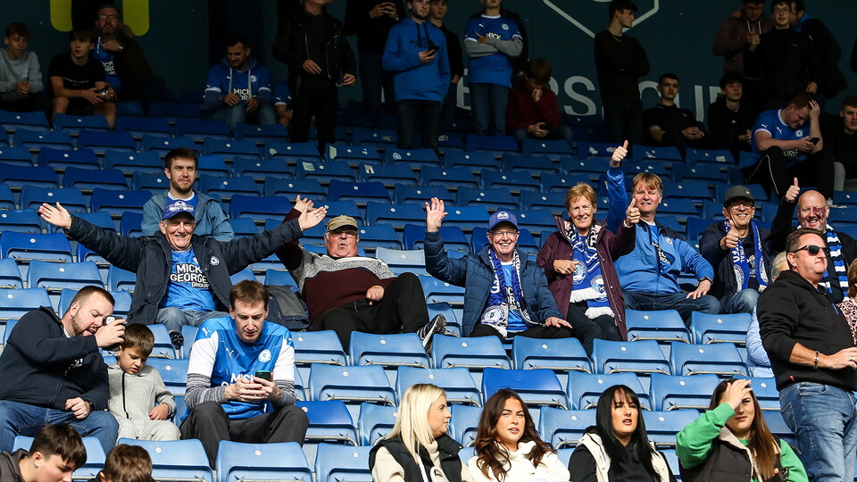 Posh Fans at Oxford United