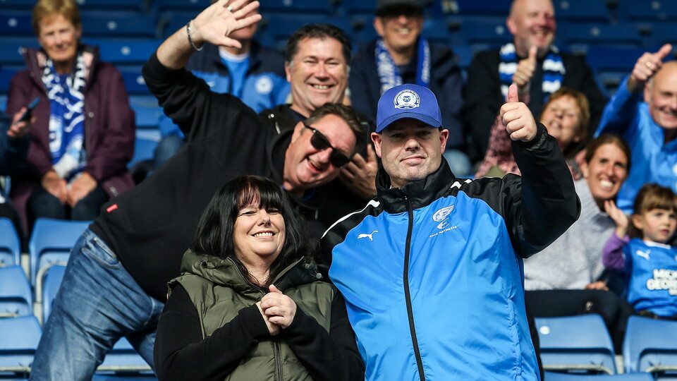 Posh Fans at Oxford United