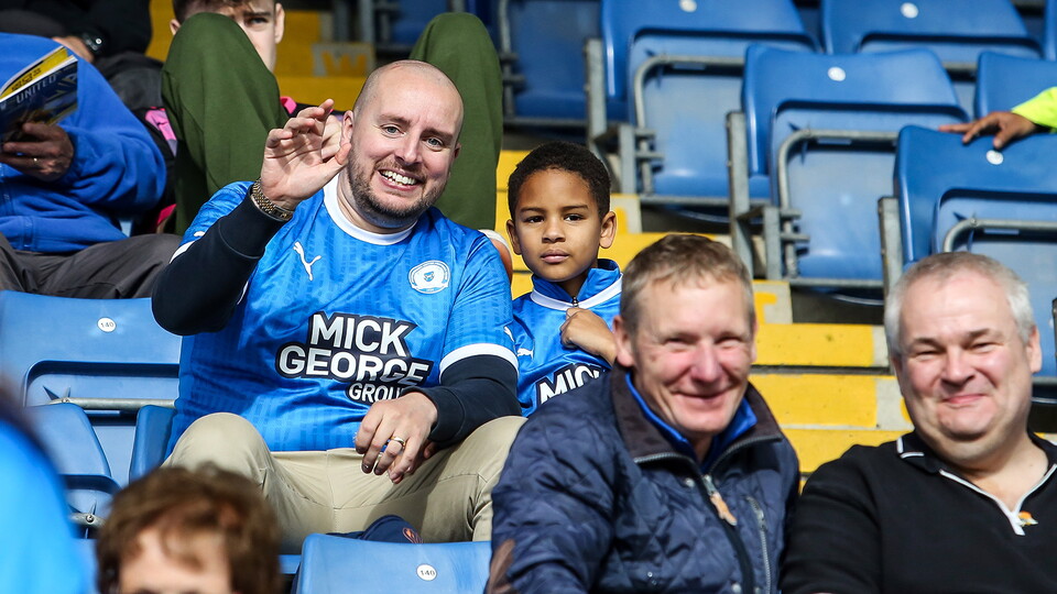 Posh Fans at Oxford United