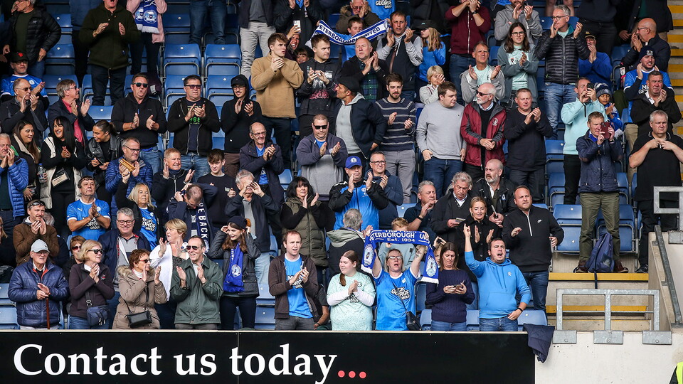 Posh Fans at Oxford United