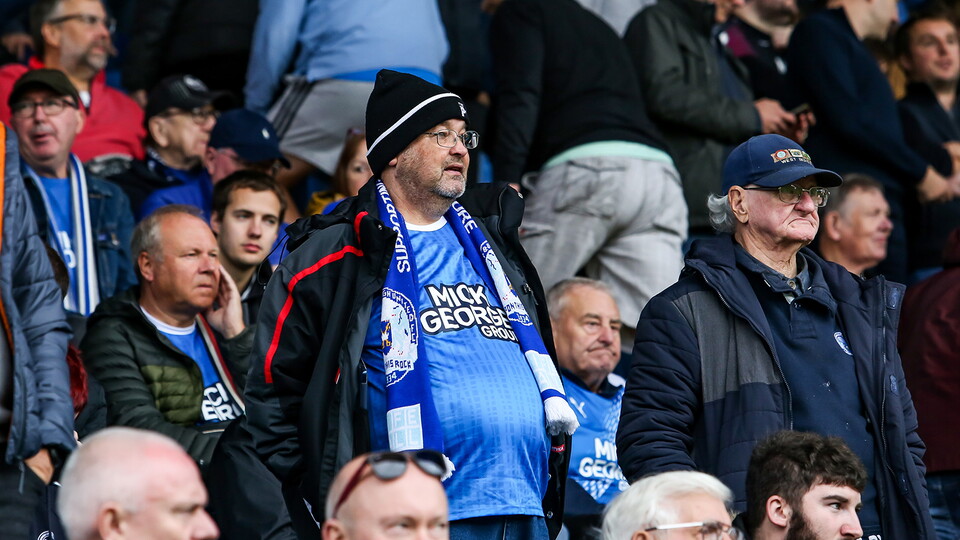 Posh Fans at Oxford United