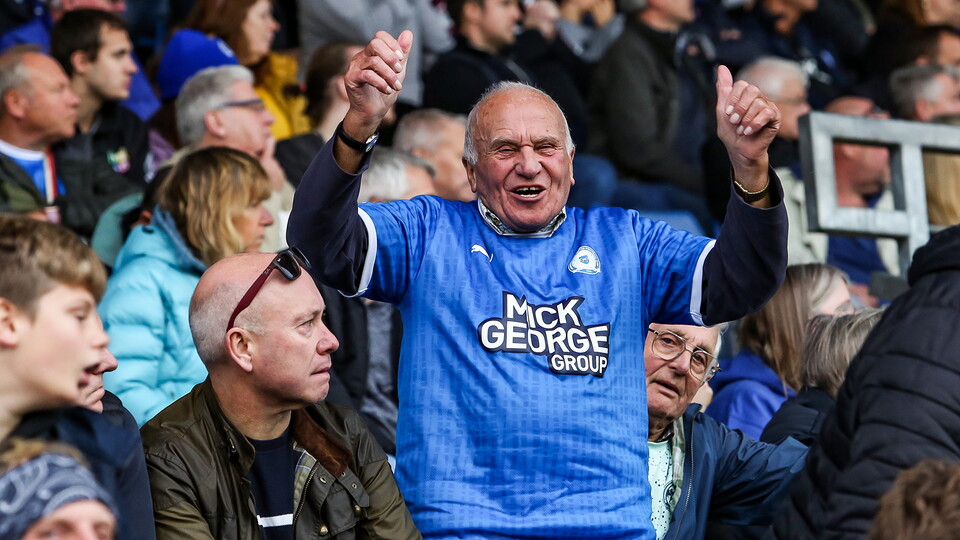 Posh Fans at Oxford United
