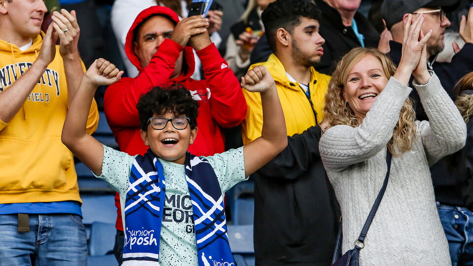 Posh Fans at Oxford United
