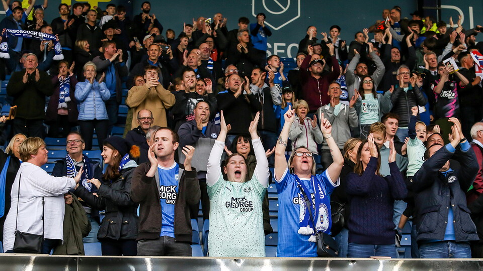 Posh Fans at Oxford United