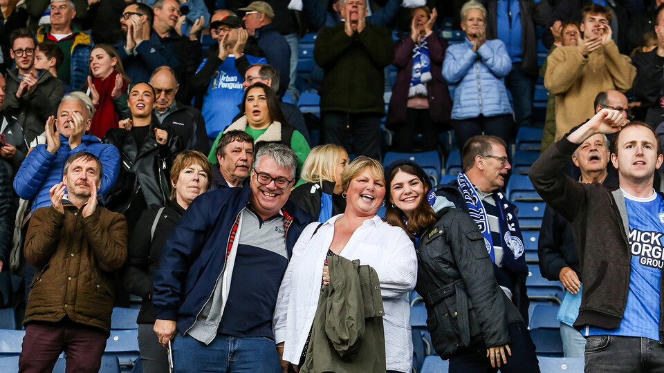 Posh Fans at Oxford United