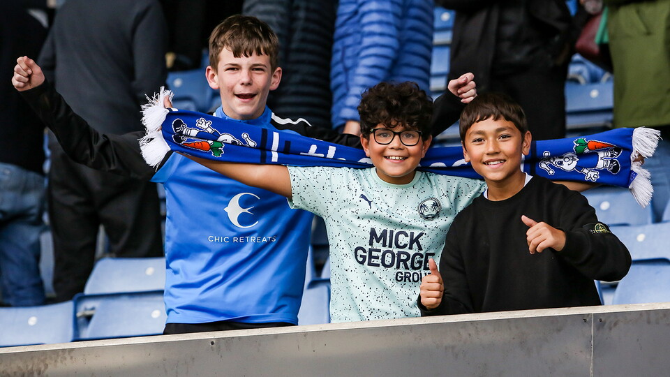 Posh Fans at Oxford United