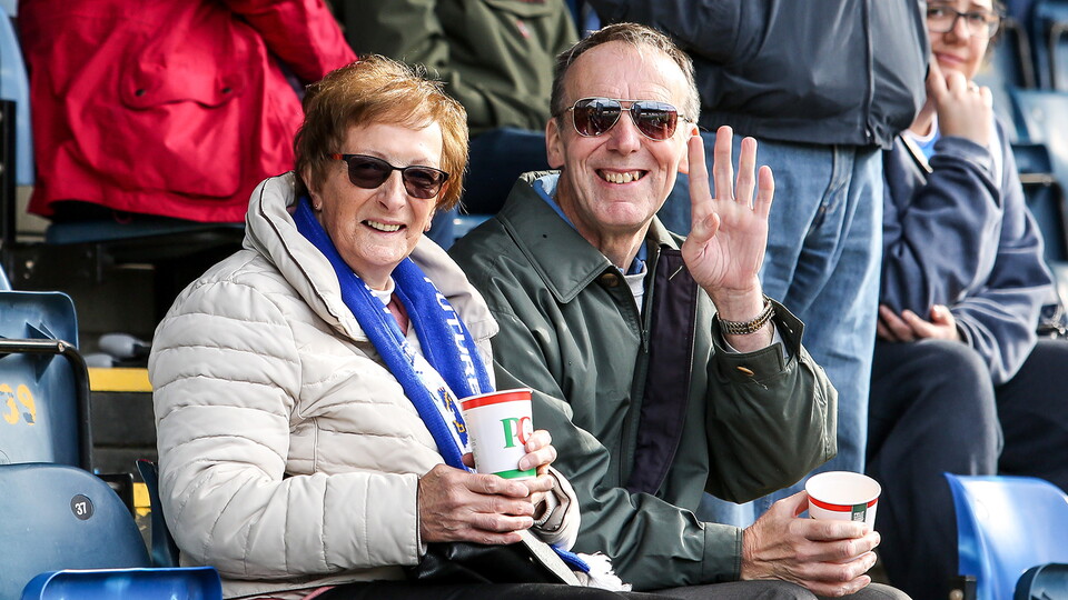 Posh Fans at Wycombe Wanderers