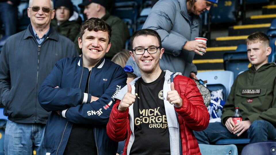 Posh Fans at Wycombe Wanderers