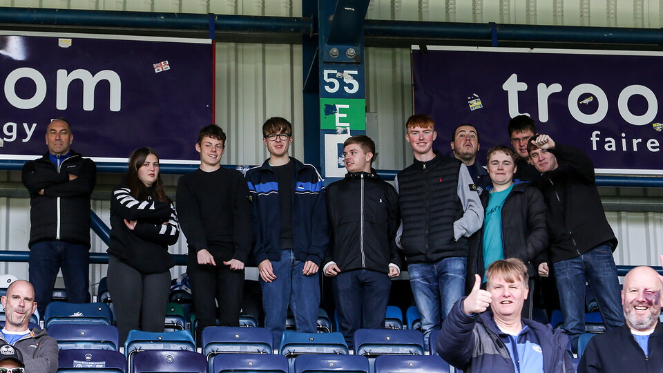 Posh Fans at Wycombe Wanderers
