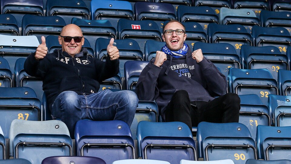 Posh Fans at Wycombe Wanderers