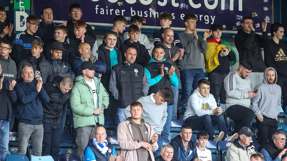 Posh Fans at Wycombe Wanderers