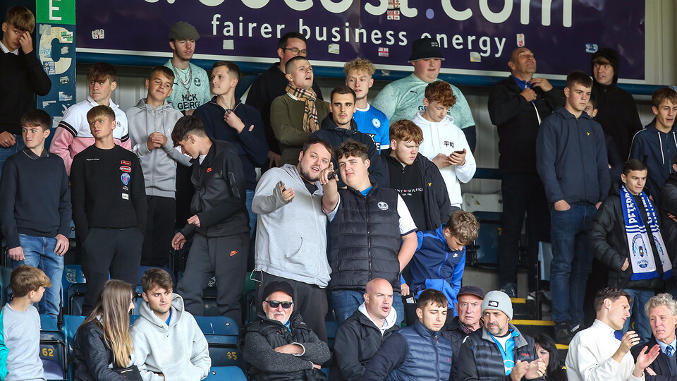 Posh Fans at Wycombe Wanderers