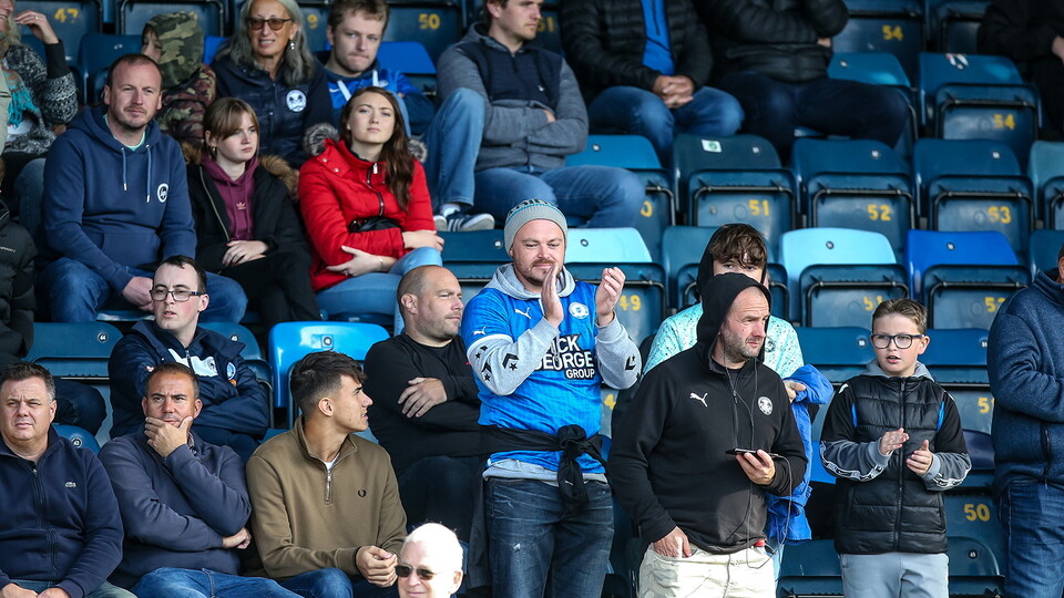 Posh Fans at Wycombe Wanderers