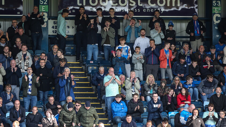Posh Fans at Wycombe Wanderers