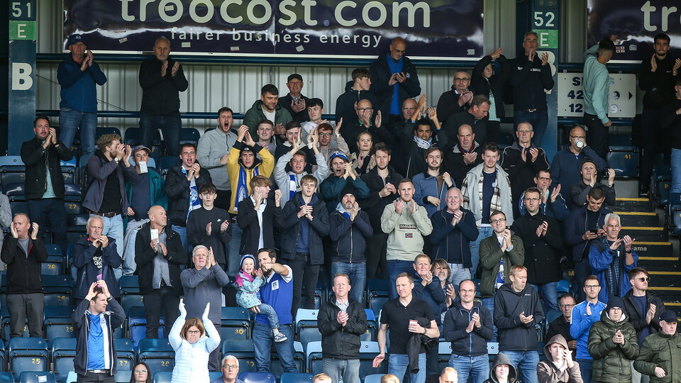 Posh Fans at Wycombe Wanderers