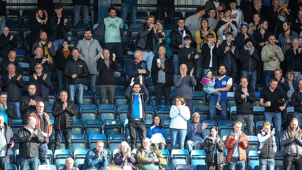 Posh Fans at Wycombe Wanderers