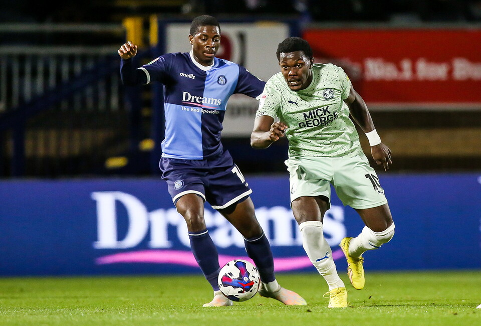 Wycombe Wanderers v Posh