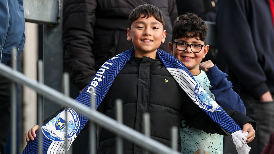 Posh Fans at Bristol Rovers