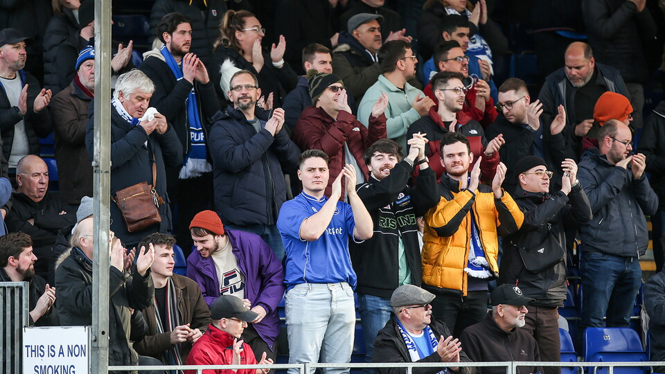 Posh Fans at Bristol Rovers