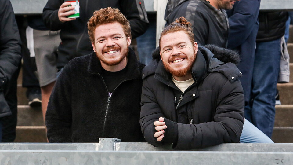 Posh Fans at Bristol Rovers