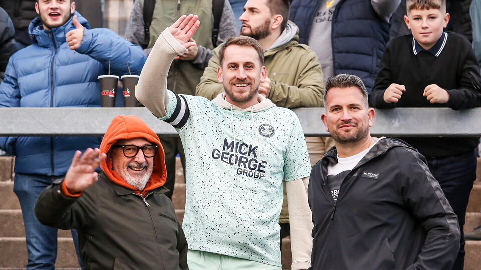 Posh Fans at Bristol Rovers