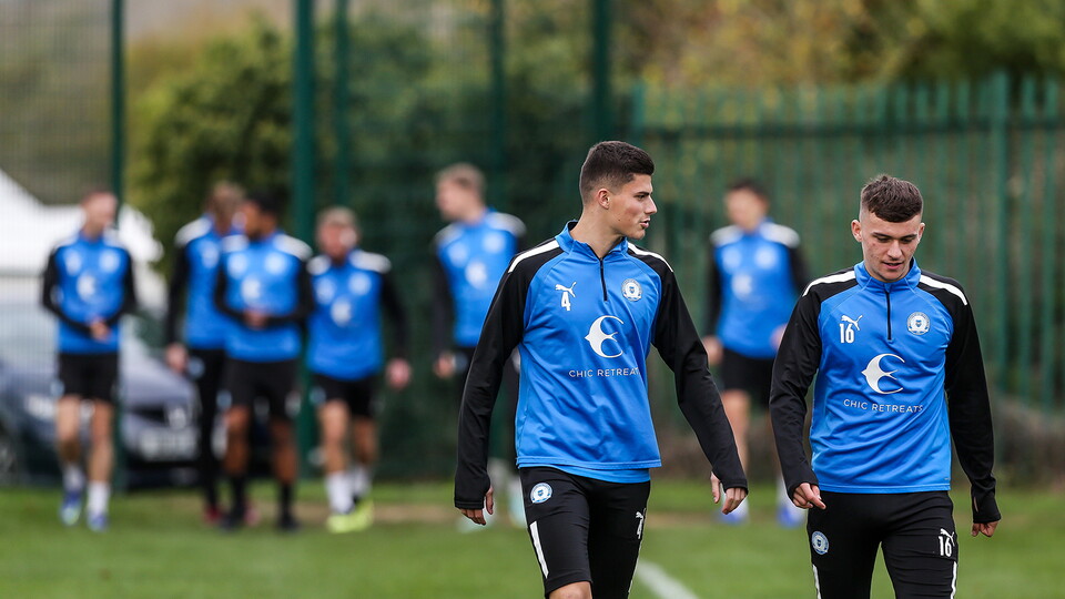 Training Ahead Of Emirates FA Cup First Round