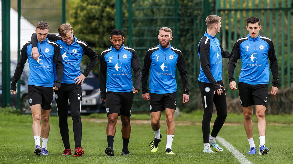 Training Ahead Of Emirates FA Cup First Round