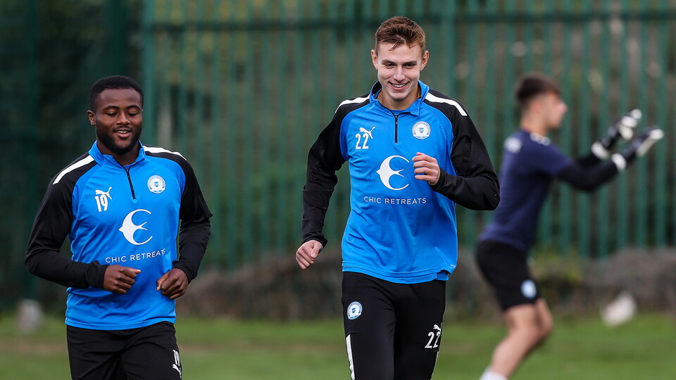 Training Ahead Of Emirates FA Cup First Round