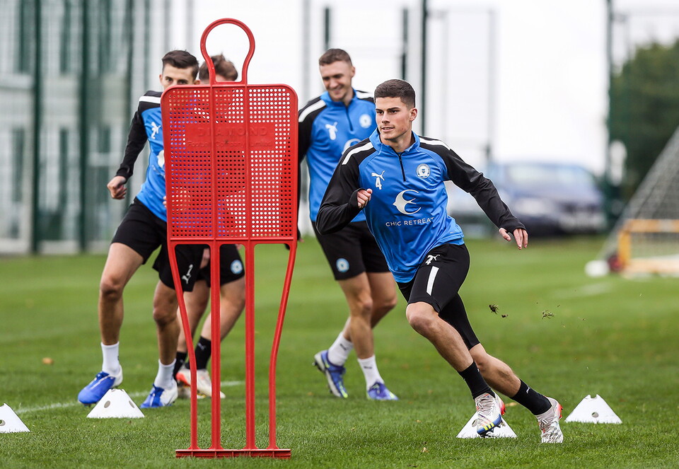 Training Ahead Of Emirates FA Cup First Round