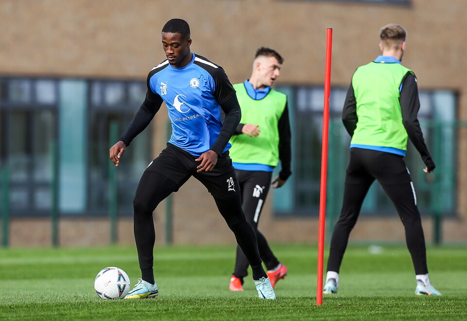 Training Ahead Of Emirates FA Cup First Round