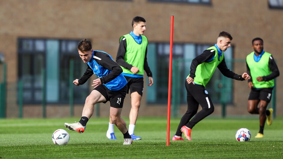 Training Ahead Of Emirates FA Cup First Round