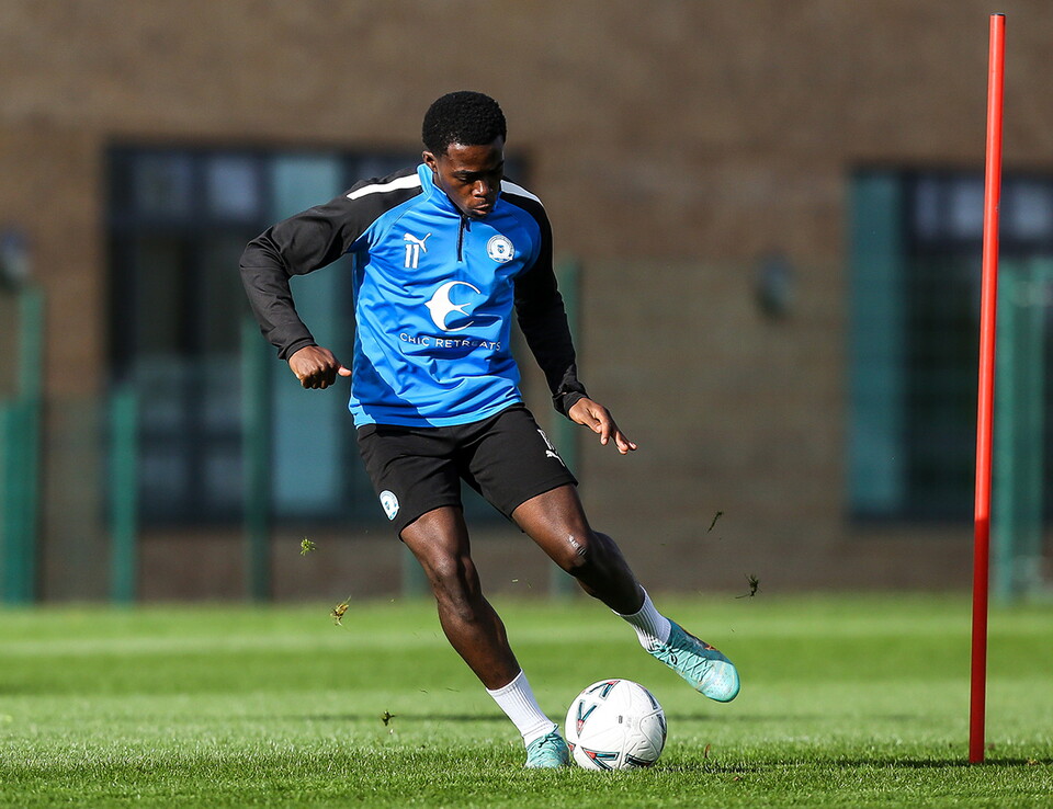 Training Ahead Of Emirates FA Cup First Round