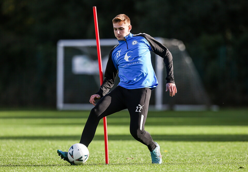 Training Ahead Of Emirates FA Cup First Round