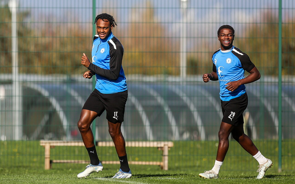Training Ahead Of Emirates FA Cup First Round