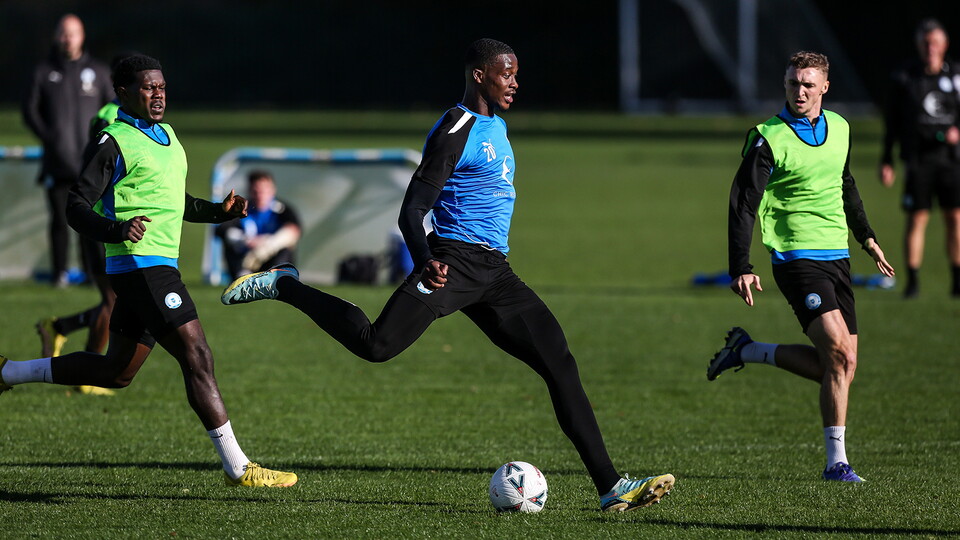 Training Ahead Of Emirates FA Cup First Round