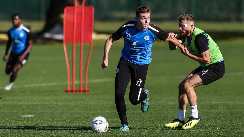 Training Ahead Of Emirates FA Cup First Round