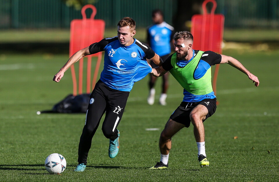 Training Ahead Of Emirates FA Cup First Round