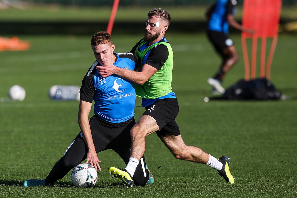 Training Ahead Of Emirates FA Cup First Round