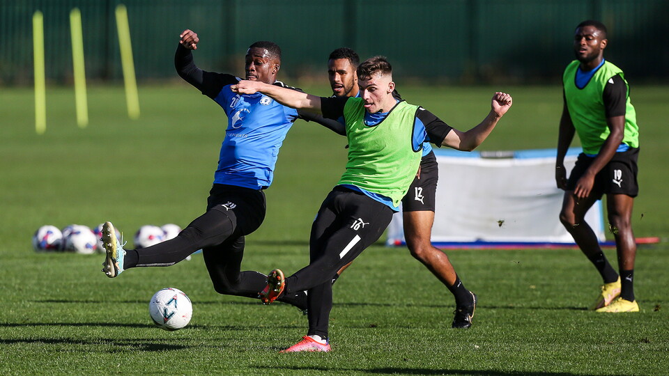 Training Ahead Of Emirates FA Cup First Round