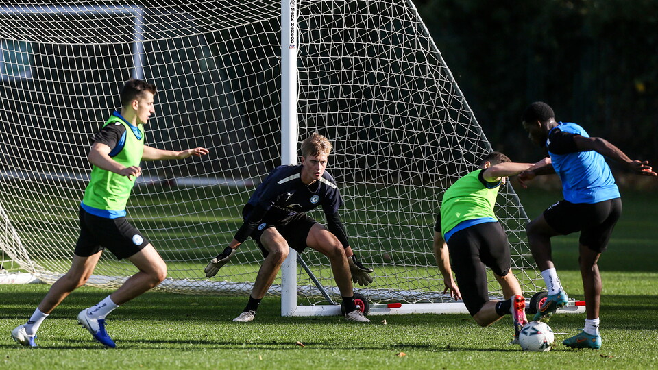 Training Ahead Of Emirates FA Cup First Round