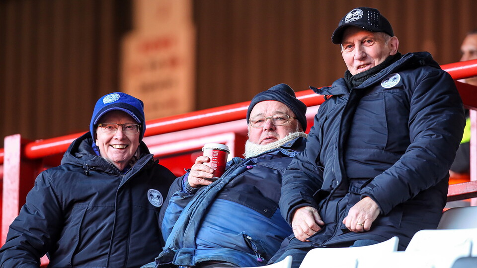 Posh Fans at Charlton Athletic